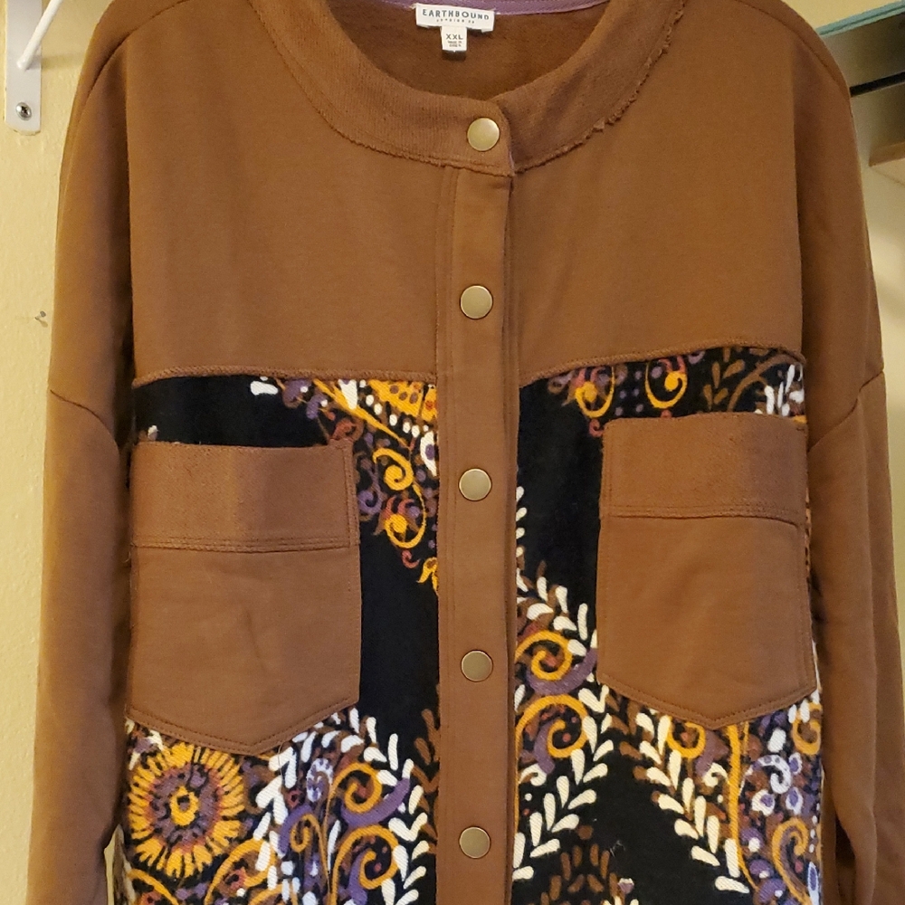 Earthbound Brown and Black Women's Jacket